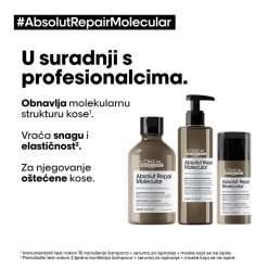 Absolut Repair Molecular Šampon Za Obnavljanje Oštećene Kose 300ml