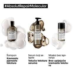 Absolut Repair Molecular Šampon Za Obnavljanje Oštećene Kose 300ml
