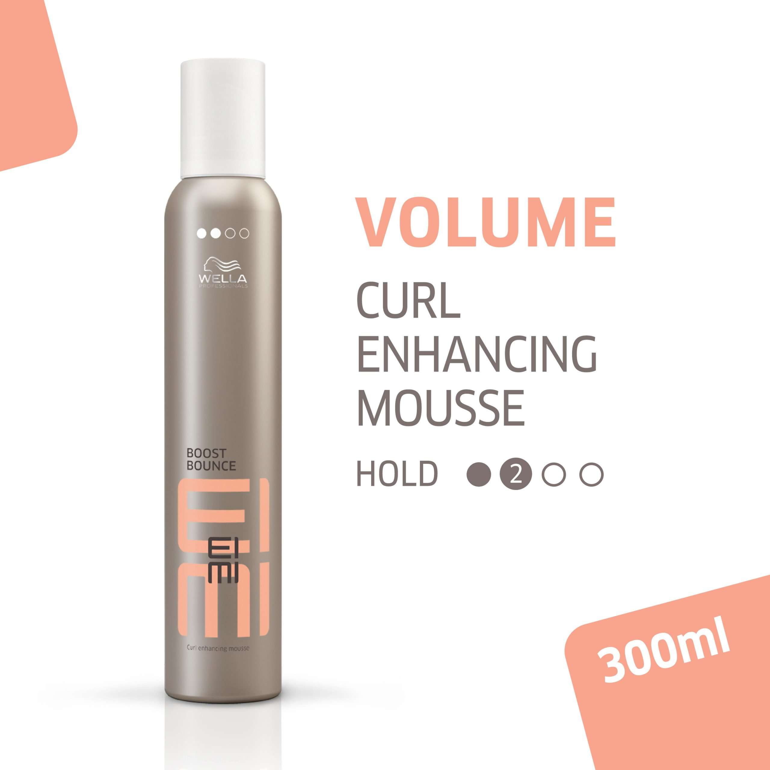 Wella Professional – EIMI Nutricurls Boost Bounce 72H Curl Enhancing Mousse – 300ml