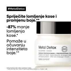 L'Oreal Metal Detox Mask Professionnel – Profesionalna zaštitna maska protiv naslaga metala 250 ml