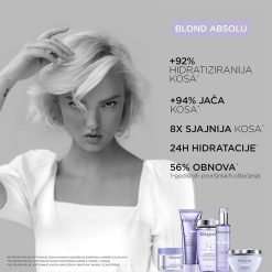Kérastase Paris Blond Absolu Njegujuća Ultra-Violet Maska Za Posvijetljenu Kosu 200ml