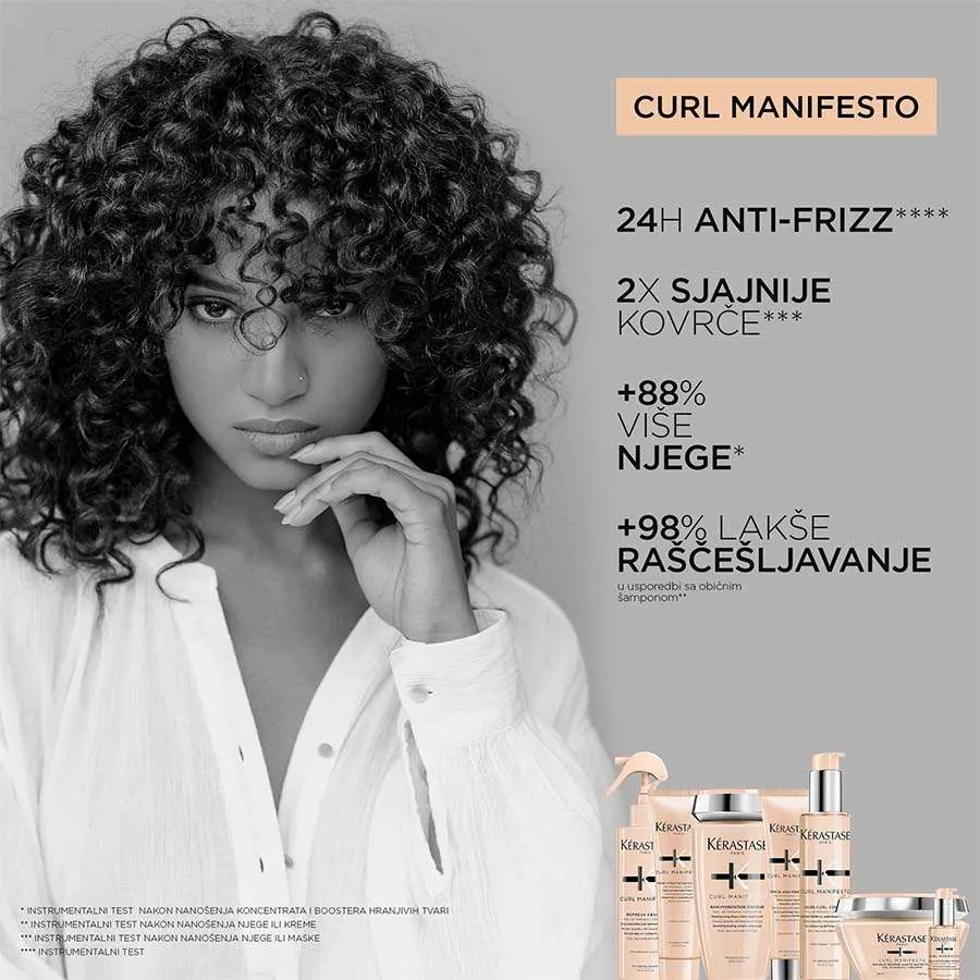 Kérastase Paris Curl Manifesto Lagana Hidratizirajuća I Obnavljajuća Njega 250ml
