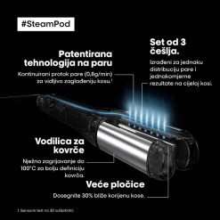 L’Oréal Professionnel Paris Profesionalna Pegla za kosu – SteamPod 4.0