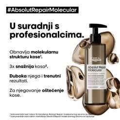 L'Oréal Professionnel Absolut Repair Molecular Serum Za Njegu Oštećene Kose 250ml