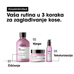 L'Oreal Serie Expert Liss Unlimited Primrose Oil – Ulje žutog noćurka za sjaj kose 125 ml