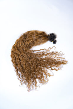 Keratinske Kovrdžave Ekstenzije 60 Cm- #8 Curls (10 Kom)