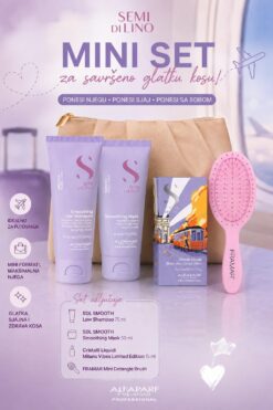 Alfaparf Semi Di Lino Mini Set za glatku kosu