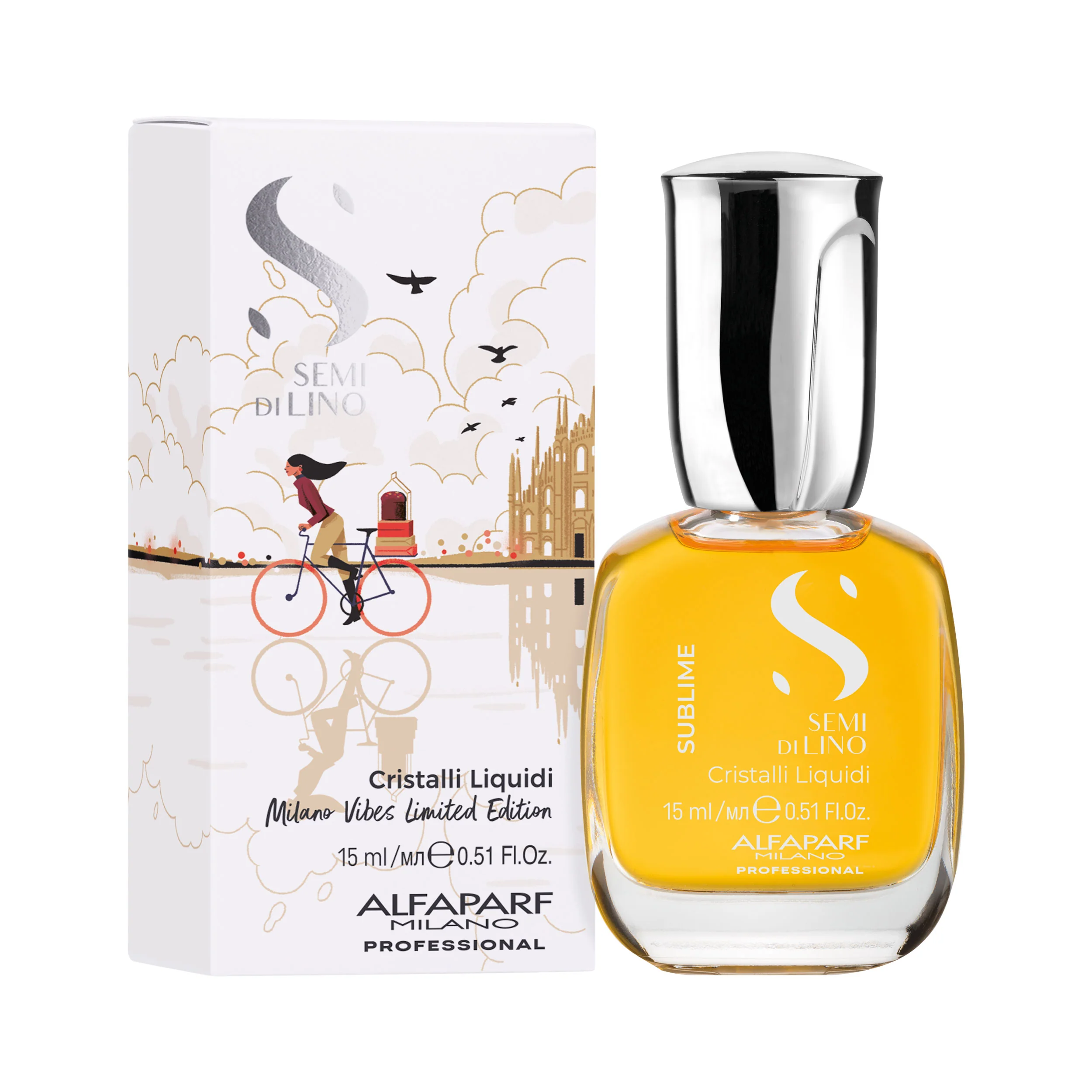 Alfaparf Semi di Lino Cristalli Liquidi Limited Edition - Milano Vibes 15 ml