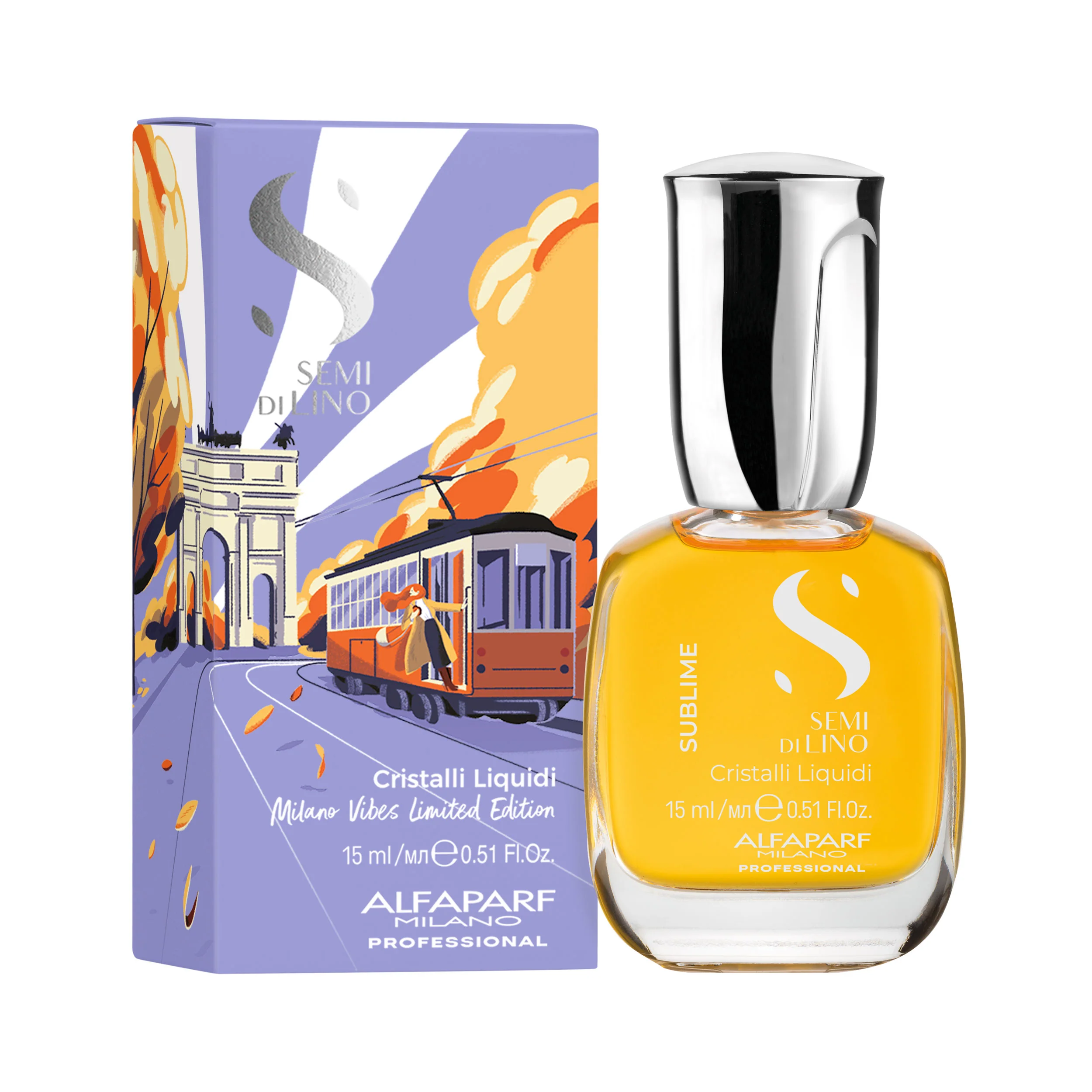 Alfaparf Semi di Lino Cristalli Liquidi Limited Edition - Milano Vibes 15 ml